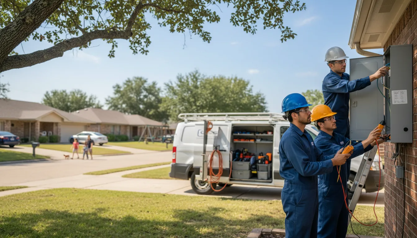 Certified electrician providing emergency electrical services in Crosby, ND